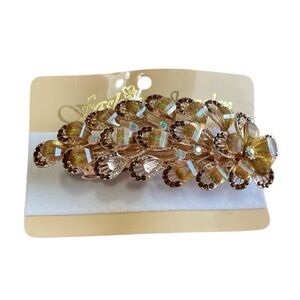 Gold Crystal Hair Clip